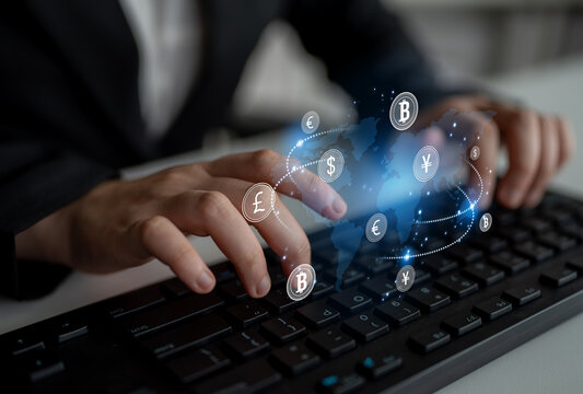 Global currency exchange enables seamless money transfer through currency, exchange, and global systems for decentralized international financial connection Latch