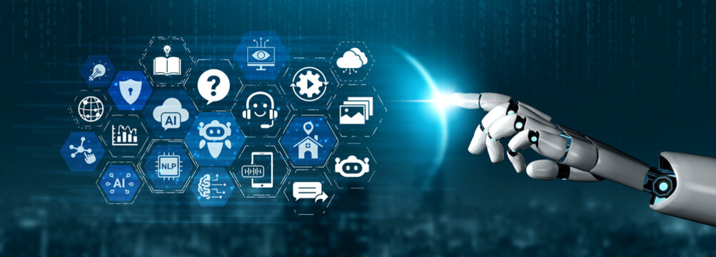 AI virtual assistant chatbot uses generative AI, LLM deep learning, and prompt engineering to support smart business operations with explainable outputs. Entice