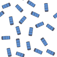 Fototapeta premium pattern technology solar panels cartoon. renewable environment, sunlight electricity, cells grid technology solar panels sign. seamless symbol vector illustration