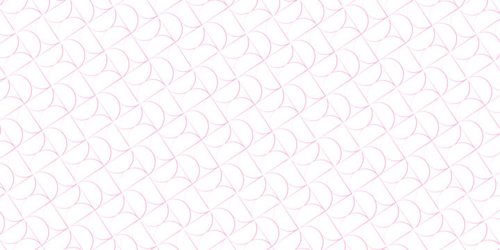 Abstract background vector seamless circle wave geometric illustration business futuristic. Ornament tile background. Colorful element line pattern.