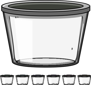 freezer glass food storage container cartoon. bpafree sustainable, versatile nonporous, odorless stainresistant freezer glass food storage container sign colorful illustration