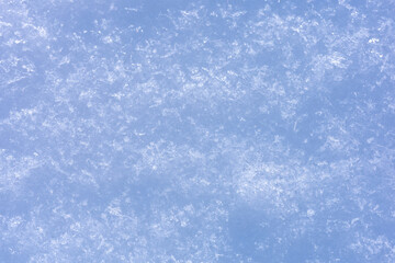 Obraz premium The Close-up macro of snowflake in winter take photo from Hokkaido.