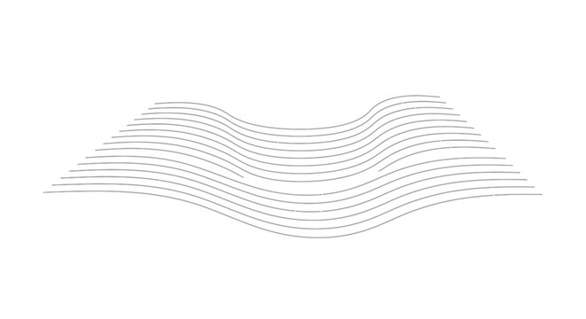 Abstract Wavy Lines Graphic Design
