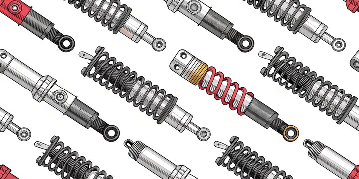 seamless pattern of calipers