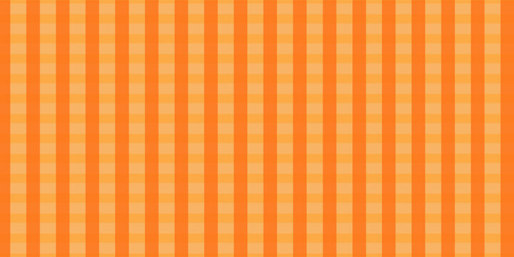 Seamless plaid stripe pattern in orange and beige for banner and presentation