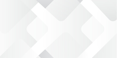 Obraz premium Modern elegant white gray banner background with creative design and shiny lines.Abstract white and grey triangle overlay texture background.white and grey glossy squares abstract tech banner design.