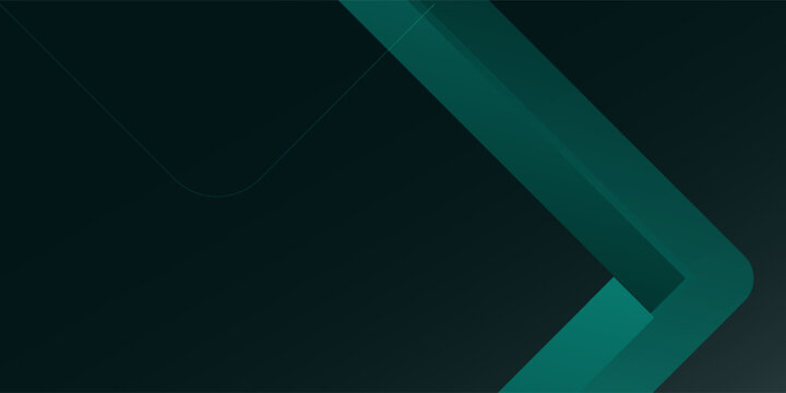 Modern abstract luxury banner, abstract green and black polygon elegant background gradient opacity transprancy