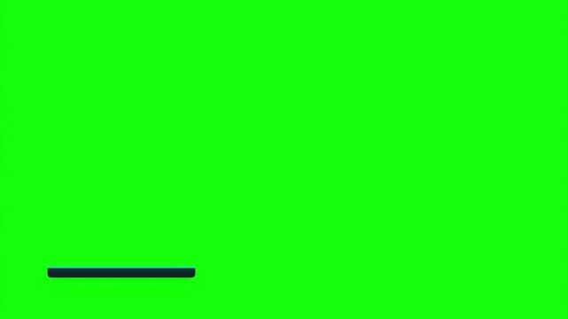 Black Motion Tracking Markers on Chroma Key Green Screen Minimalist Animation for Visual Effects Compositing and Film Editing Post Production Workflow Asset