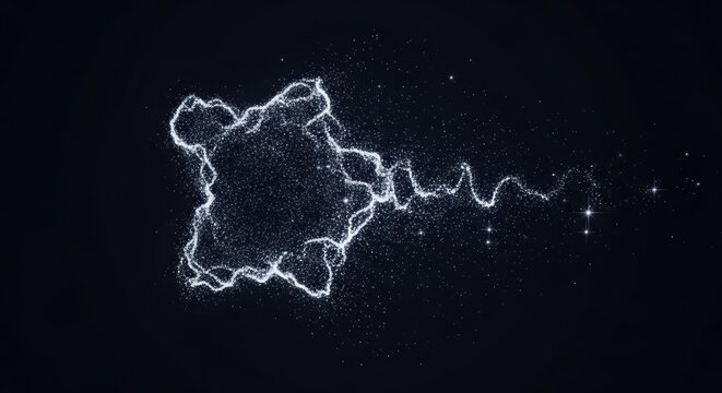 Electricity glowing white energy burst.