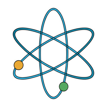 Illustration of a lithium atom with protons, neutrons, and orbiting electrons. A clean science design ideal for chemistry lessons, textbooks, posters, and education.
