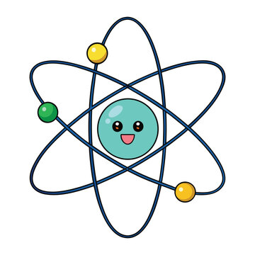 Illustration of a lithium atom with protons, neutrons, and orbiting electrons. A clean science design ideal for chemistry lessons, textbooks, posters, and education.
