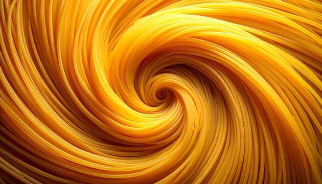 Vibrant Golden Spiral Flowing in Dynamic Abstract Background