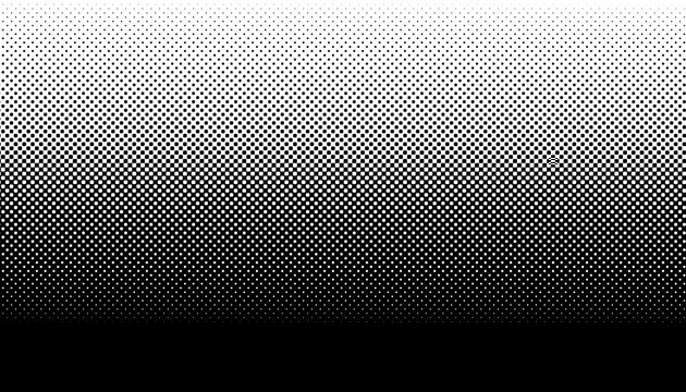 Wide format and rectangular, rectangle horizontal, linear halftone overlay pattern, texture. Circles,dots,screen-tone illustration. Overlay stipple-stippling, speckles