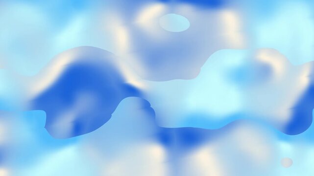 Futuristic cyan and violet glowing shapes morphing behind textured ribbed glass. Seamless 4K loop featuring vibrant gradient colors and elegant, smooth motion transitions for UI headers.