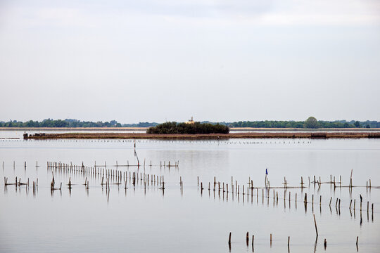 I casoni sono edifici che simboleggiano la laguna. Si tratta di una tipologia di capanna tipica della regione Friuli Venezia Giulia.