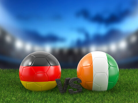 Soccer world cup group E Germany vs Ivory Coast