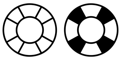 Naklejka premium lifebuoy icon vector illustration
