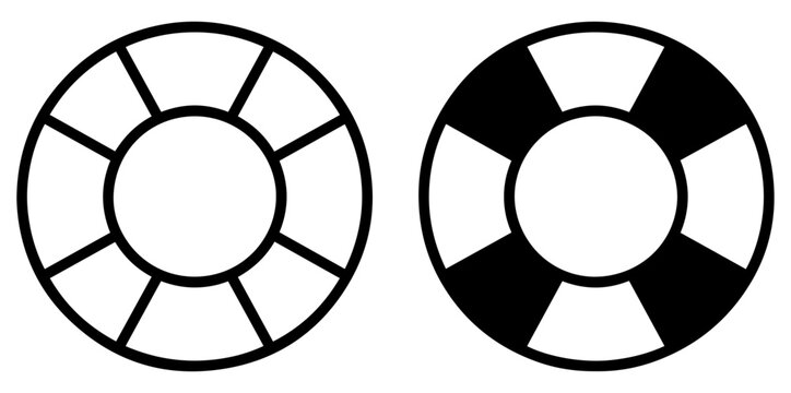 lifebuoy icon vector illustration