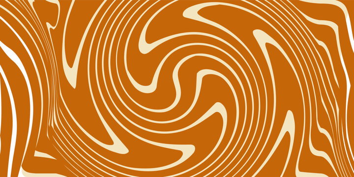 Swirl Caramel Pattern. Vector Splash Caramel Sauce Background. Swirl Peanut Butter Texture. Toffee and Milk Pattern. Liquid Chocolate Bg