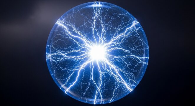 Energy sphere lightning effect