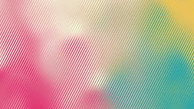 Peaceful moving background with a dreamy blur of merging soft gradient colors. Elegant 3D render animation featuring smooth gold and neon blue wave transitions for modern web headers in 4K.