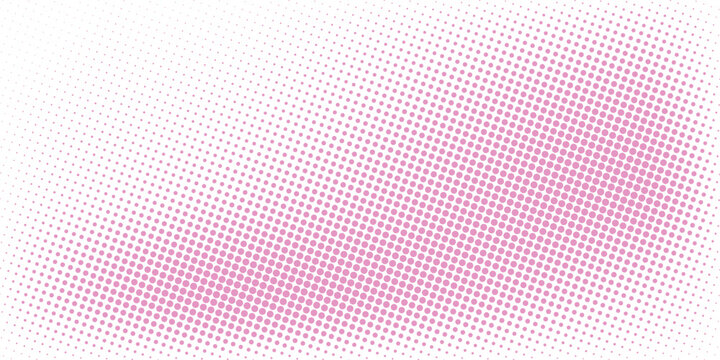 Pink Vector Gradient Pink Color Halftone Background Staggered Dots Pattern modern disign