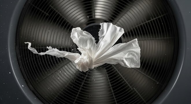 Paper blown fan