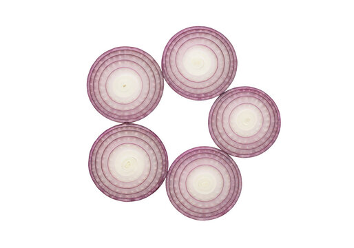 Cluster of stylized pink spherical objects arranged in a circular pattern isolated on transparent background