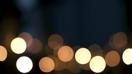 Fototapeta premium A beautiful abstract bokeh light background with soft shadows and warm inviting tones