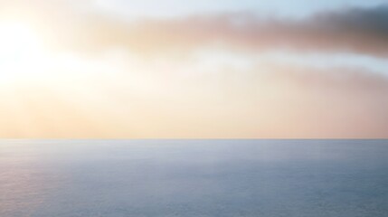 Obraz premium An empty airy background illuminated by a warm soft glow creating a professional and serene atmosphere