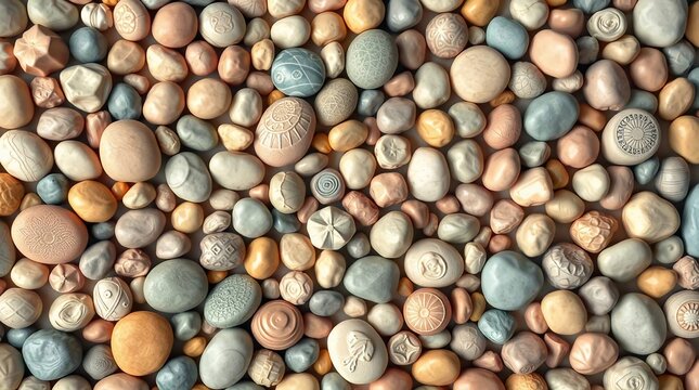 background of colorful stones