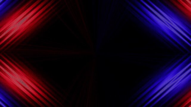 Abstract red and blue light streaks. Apple ProRes 4444 with alpha channel. Perfect transparent overlay for dynamic VFX, creative editing, and modern motion graphics.