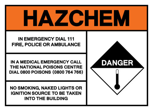 Hazard Chemical Danger High Temperature Symbol Sign, Vector Illustration, Isolate On White Background Label.EPS10