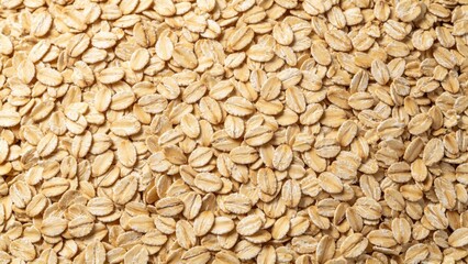 Fototapeta premium Dry rolled oats texture