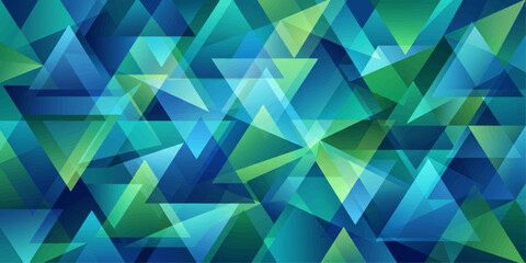 Fototapeta premium Abstract colorful geometric triangle background with mosaic pattern and futuristic design wallpaper
