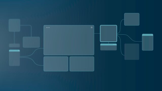 Minimalist digital network connections graphic on image