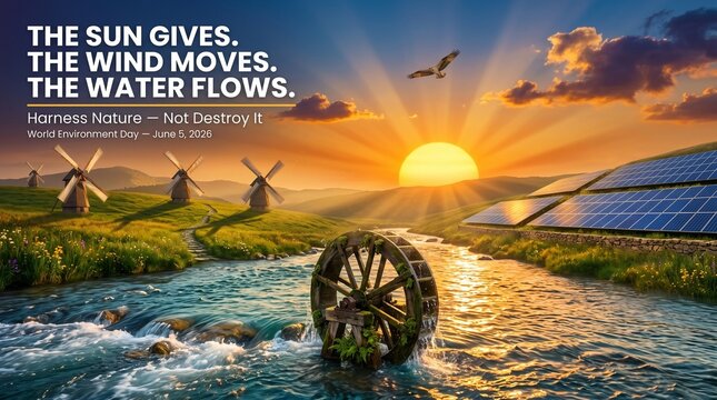 World Environment Day, the use of the natural resources.