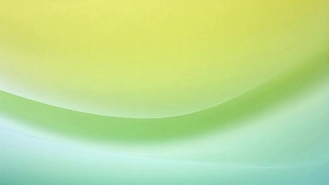 Digital yellow green white gradient curve abstract background