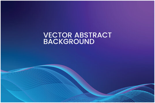 Abstract Wavy Lines Background