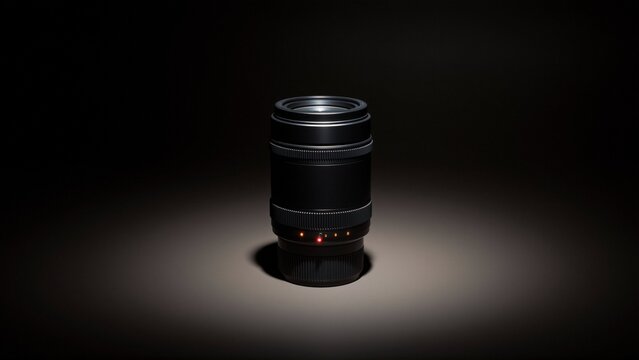 close camera lens lens black color positioned center telephoto zoom lens focal length approximately 1.5 maximum aperture f/2.