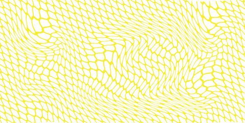 Mesh texture for fishing nets gold color gradient. Seamless pattern for sportswear or soccer goal, volleyball net, basketball hoop. abstract background vector. © alda