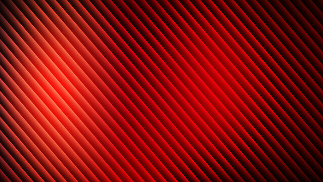 Abstract red background with diagonal lines and gradient effect