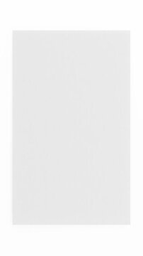 4k Resolution Vertical Video for Social Media: Blank White Mockup Rolled Paper Poster With Clean Surface Opening From Center On White Background With Alpha Matte