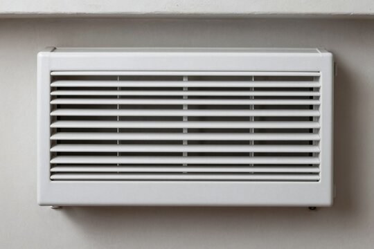 White Ventilated Grille on Wall