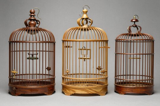 Vintage Bird Cages - Three Elegant Designs
