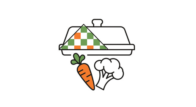 Healthy Food Arrangement, Tray Featuring Vegetables, Delicious and Nutritious Image