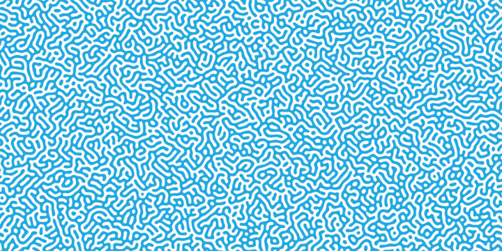 Deep ocean blue brain coral inspired seamless texture for summer beach resort brochure background illustration, background illustration