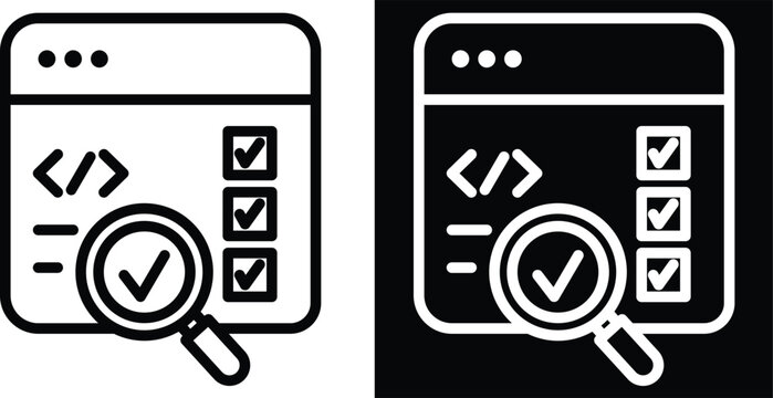 review Two-tone version in black and white background