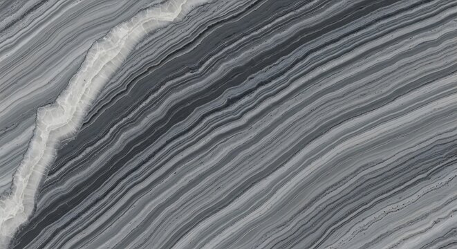 Abstract gray marble texture with linear parallel veins background pattern