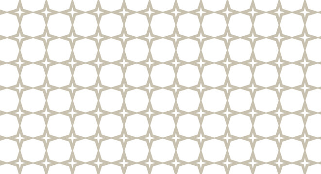 Symmetrical four point star grid pattern in muted tan and white creates timeless geometric flooring texture suitable for luxury architectural visualization.